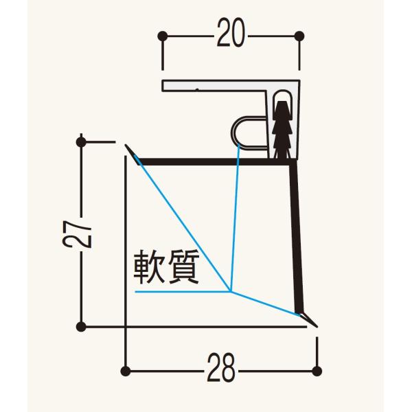 フクビ　入隅　1本　FUKUVI 浴室用天井・壁装材　樹脂バスパネル用部材　樹脂パネル用部材