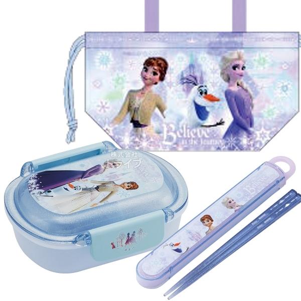2月下旬入荷予定 アナと雪の女王 26 洗いやすいお弁当箱 360ml 箸＆箸箱 巾着セット