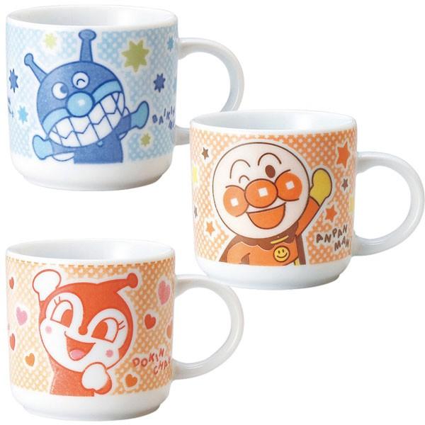 アンパンマン 磁器 染付マグ アンパンマン ドキンちゃん ばいきんまん
