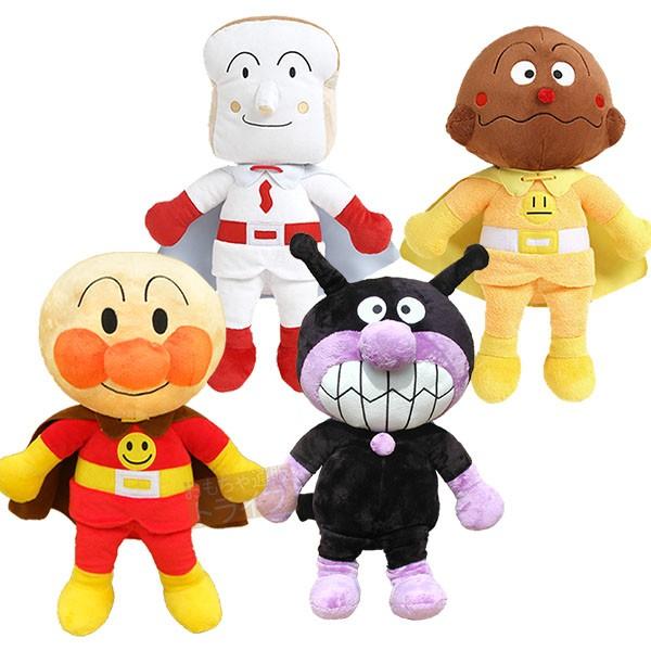 それいけ アンパンマン ぬいぐるみ 抱き人形 4体組 Ａセット アンパンマン ばいきんまん カレーパ...