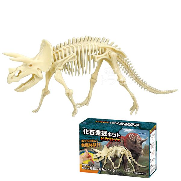 工作キット 化石発掘キット トリケラトプス  554815 置配対応 554815 夏休み 自由研究...