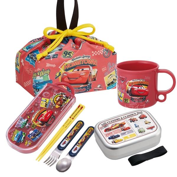 カーズ 26 お買得４点セット アルミお弁当箱 370ml トリオ コップ 巾着セット