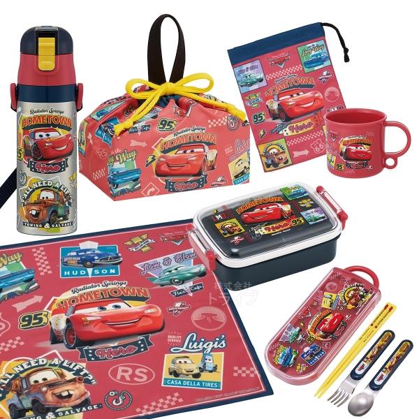 カーズ 26 お買得７点セット お弁当箱 角型 450ml トリオ コップ コップ袋 水筒 巾着 ラ...