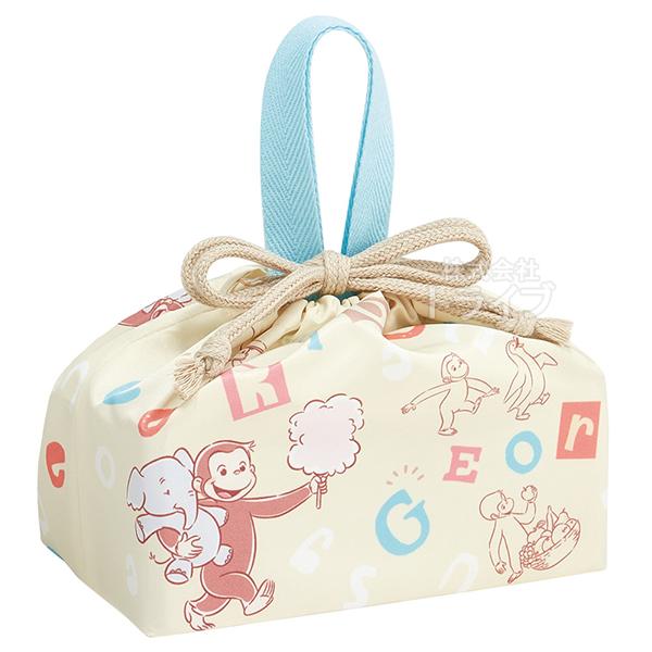 おさるのジョージ アルファベット ランチ巾着 KB7SN ネコポス対応品 718816