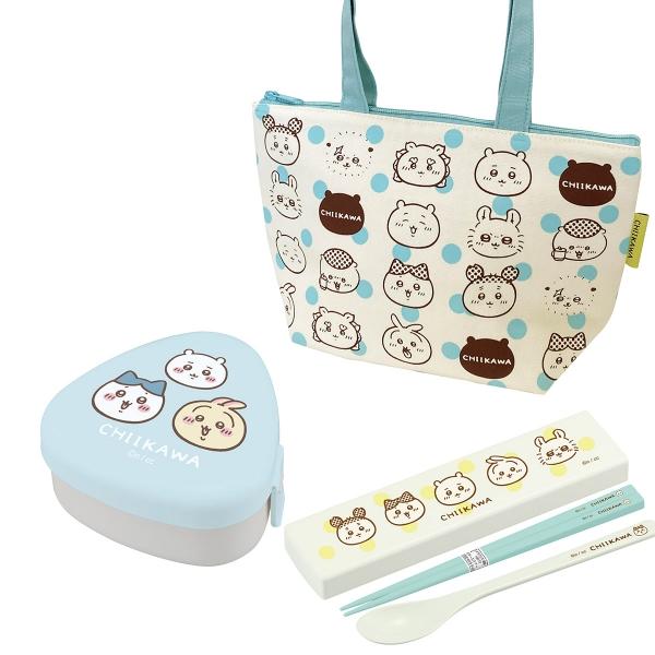 ちいかわ ストライプ おにぎりケース コンビ ランチバッグ セット