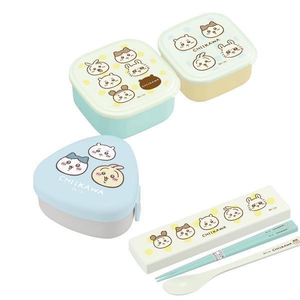 ちいかわ ストライプ おにぎりケース コンビ シール容器2P セット