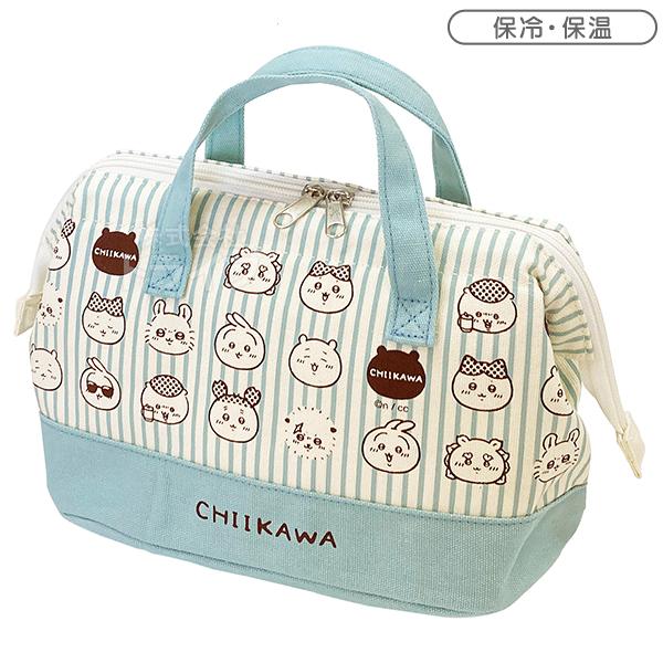 ちいかわ ストライプ 保冷 ランチバッグ がま口タイプ TB-18 148354 ネコポス対応品
