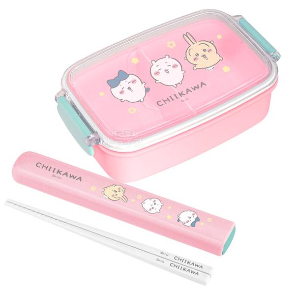 ちいかわ キッズ 角型お弁当箱 500ml 箸＆箸箱 セット