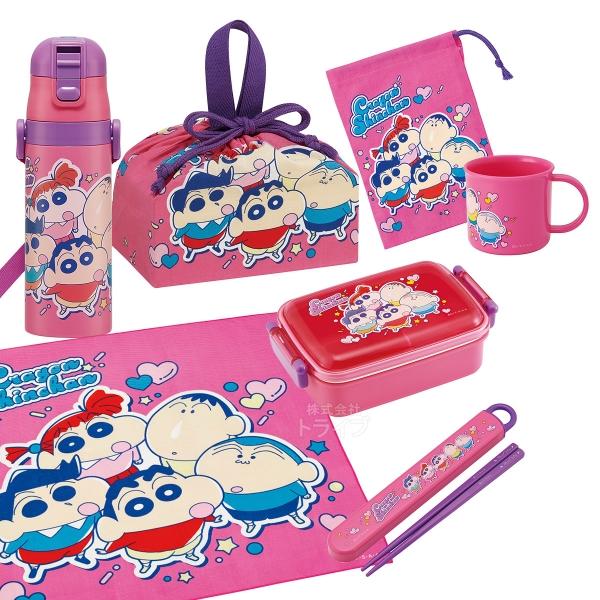 クレヨンしんちゃん 25 お買得７点セット 抗菌 角型お弁当箱 450ml 箸＆箸箱 巾着 ランチク...