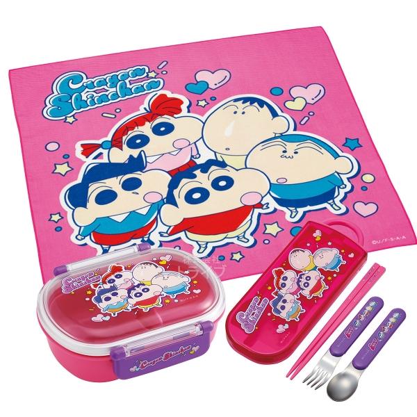 クレヨンしんちゃん 25 抗菌 お弁当箱 中子付 360ml トリオ ランチクロスセット