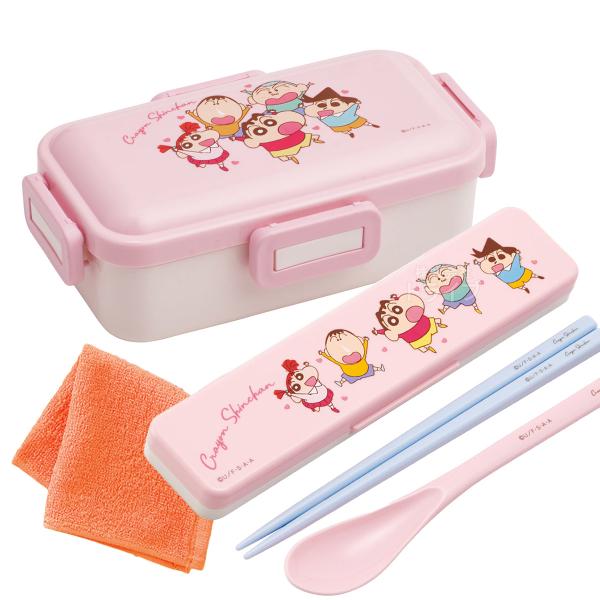 クレヨンしんちゃん 25 抗菌 ４点ロックお弁当箱 コンビ セット