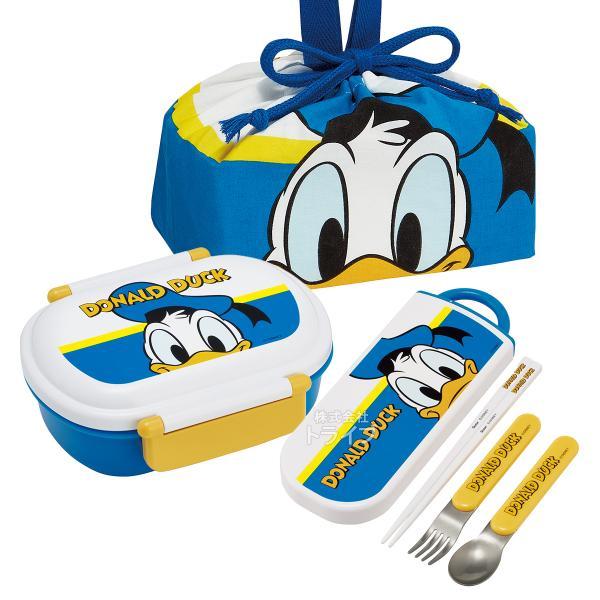 ドナルドダック 抗菌 お弁当箱 中子付 360ml トリオ 巾着セット