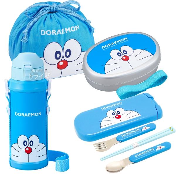 ドラえもん お買得４点セット アルミお弁当箱 350ml トリオ 巾着 水筒600ml