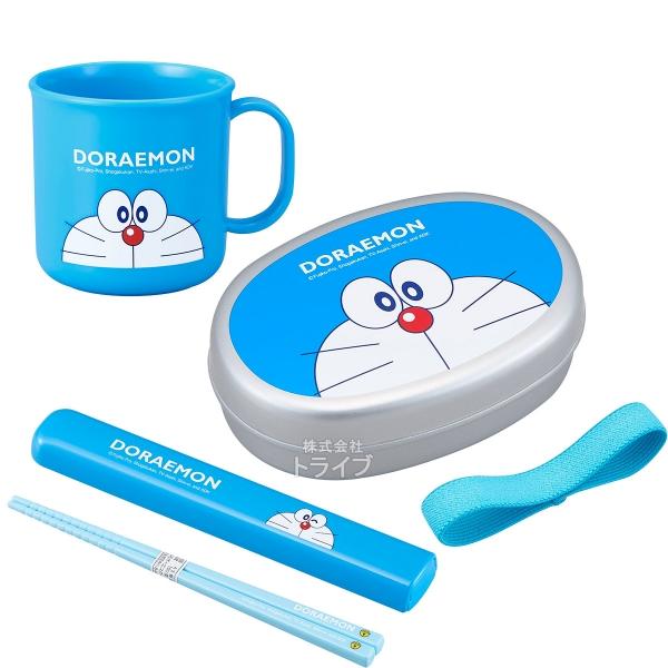 ドラえもん アルミお弁当箱 350ml 箸＆箸箱 コップセット