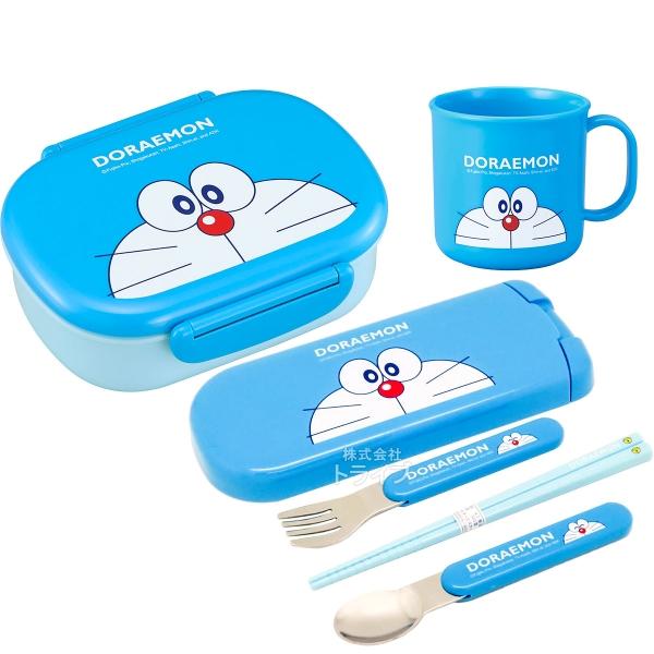 ドラえもん 小判型お弁当箱 360ml トリオ コップセット