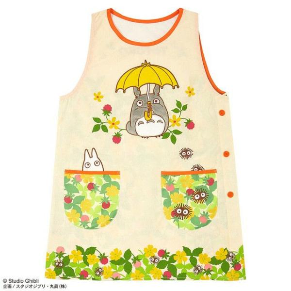 1月上旬入荷予定 エプロン 割烹着 となりのトトロ いちごがいっぱい  ネコポス対応品 724578
