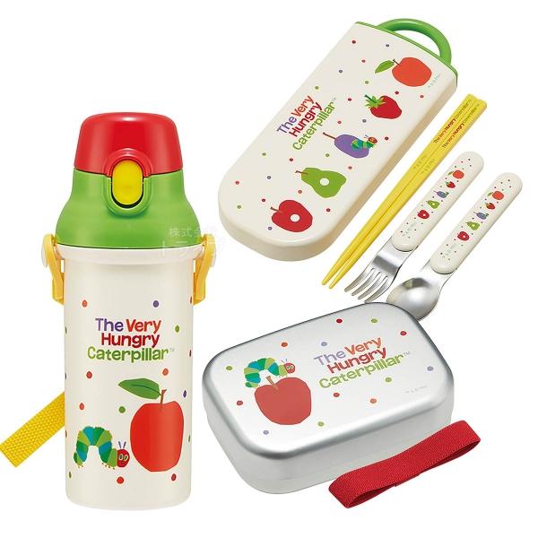 はらぺこあおむし アルミお弁当箱 370ml トリオ プラ水筒 480ml セット
