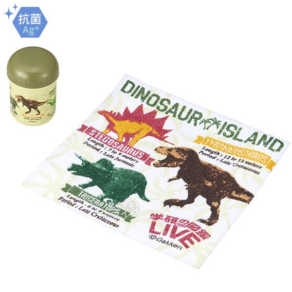 ダイナソー アイランド ケース付 おしぼりセット OC-1 OSK 134173 学研の図鑑LIVE