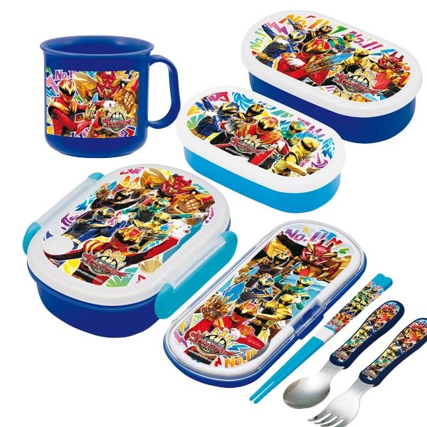 ナンバーワン戦隊ゴジュウジャー お買得４点セット お弁当箱 中子付 トリオ シール容器2P コップ
