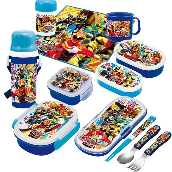 ナンバーワン戦隊ゴジュウジャー お買得７点セット 抗菌 お弁当箱 中子付 350ml トリオ コップ...