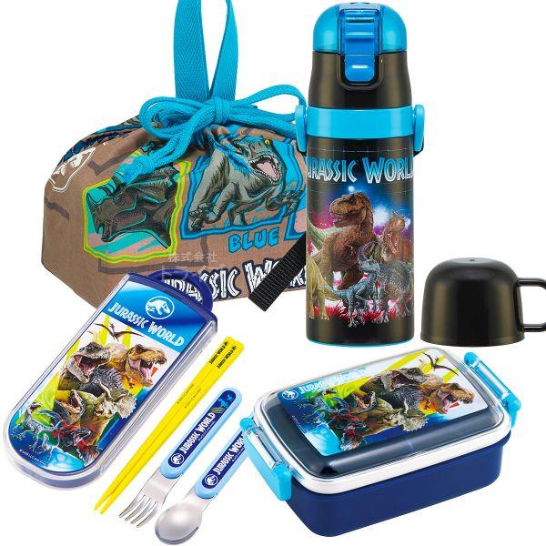ジュラシックワールド お買得4点セット 抗菌 角型お弁当箱 450ml トリオ 巾着 2WAY410...