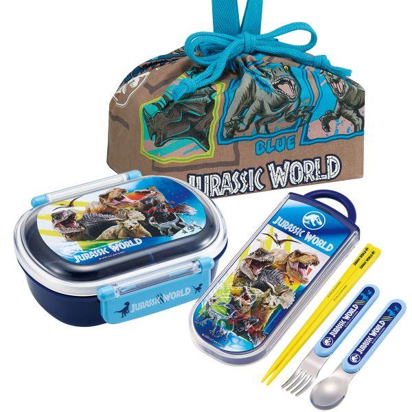 ジュラシックワールド 抗菌 お弁当箱 中子付 360ml トリオ 巾着セット