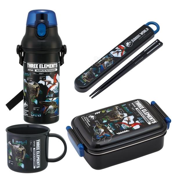 ジュラシックワールド リバース 復活の大地 お買得４点セット 角型お弁当箱 450ml 箸＆箸箱 コ...