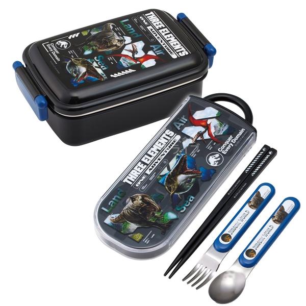 ジュラシックワールド リバース 復活の大地 角型お弁当箱 450ml トリオ セット