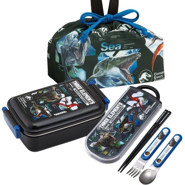 ジュラシックワールド リバース 復活の大地 角型お弁当箱 450ml トリオ 巾着セット