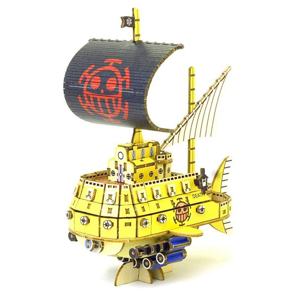 Wooden Art ki-gu-mi ワンピース トラファルガー・ローの潜水艦 ネコポス対応品 ラ...