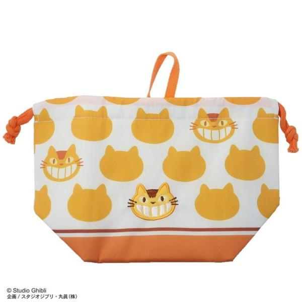 ランチ巾着 アルミ付き となりのトトロ ネコバスシルエット  ネコポス対応品 767995