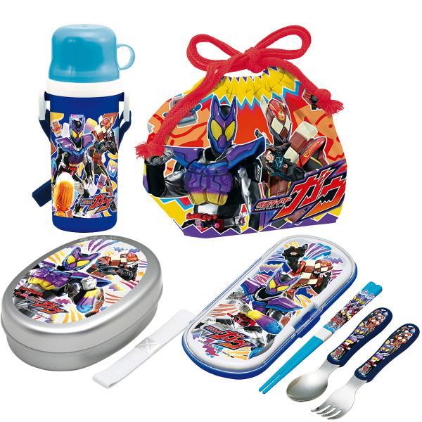 仮面ライダーガヴ お買得４点セット アルミお弁当箱 トリオ 巾着 ２ＷＡＹ ボトル
