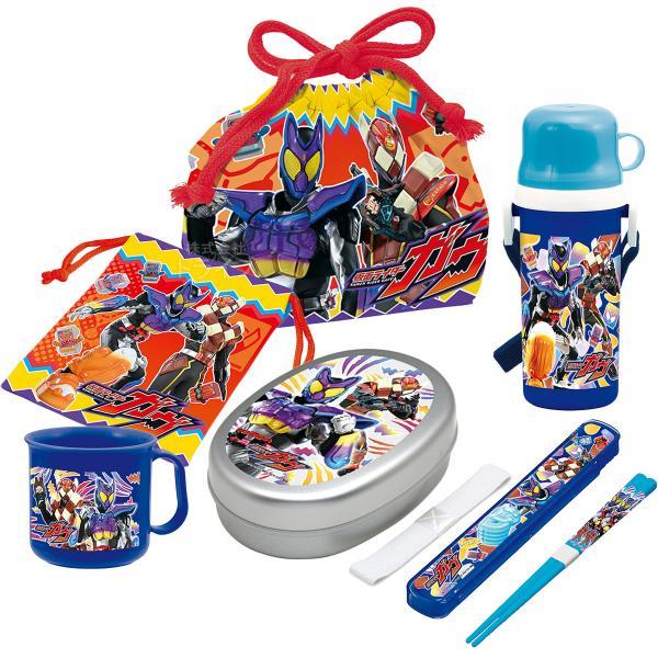 仮面ライダーガヴ お買得６点セット 抗菌 アルミお弁当箱 350ml 箸＆箸箱 巾着 コップ コップ...