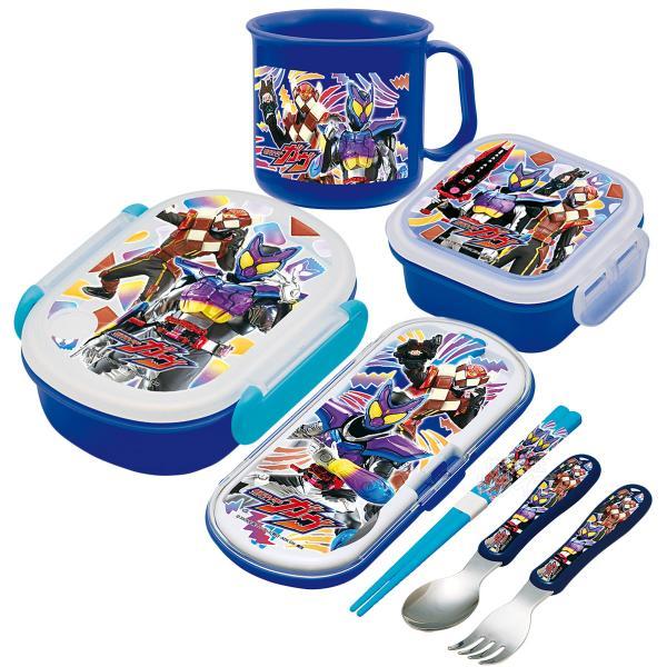 仮面ライダーガヴ お買得４点セット お弁当箱 中子付 トリオ デザートケース コップ
