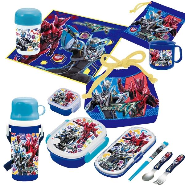 9月上旬入荷予定 仮面ライダー マイス お買得８点セット 抗菌 お弁当箱 中子付 350ml トリオ...