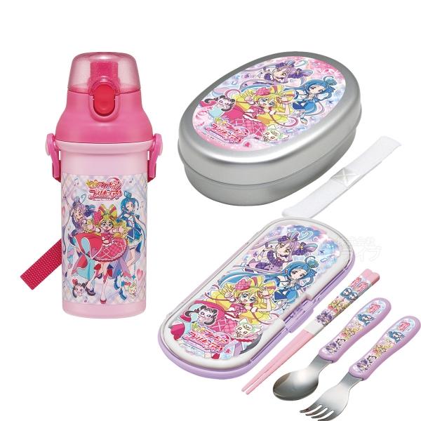 キミとアイドルプリキュア♪ アルミお弁当箱 トリオ 水筒 セット