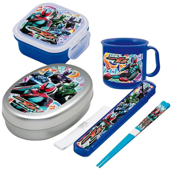 仮面ライダーゼッツ お買得４点セット アルミお弁当箱 箸＆箸箱 デザートケース コップ