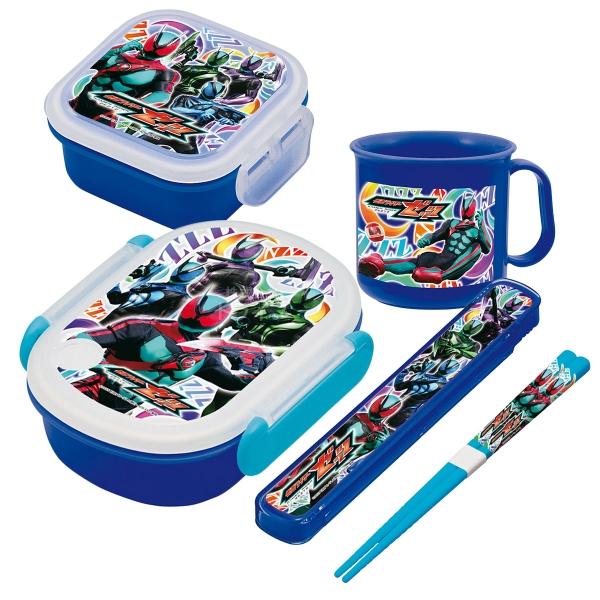 仮面ライダーゼッツ お買得４点セット お弁当箱 中子付 箸＆箸箱 デザートケース コップ