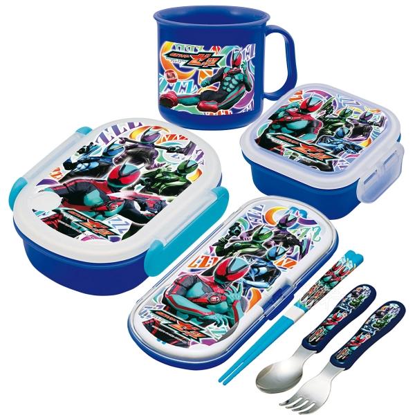 仮面ライダーゼッツ お買得４点セット お弁当箱 中子付 トリオ デザートケース コップ