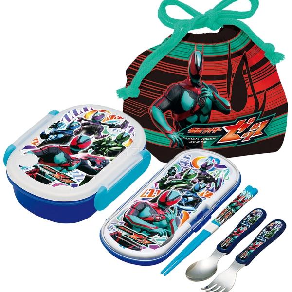 仮面ライダーゼッツ 抗菌 お弁当箱 中子付 350ml トリオ 巾着セット