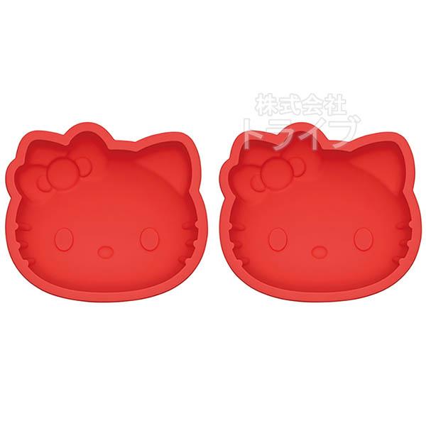 ハローキティ シリコンケーキ型 2個入  SLM1 551666