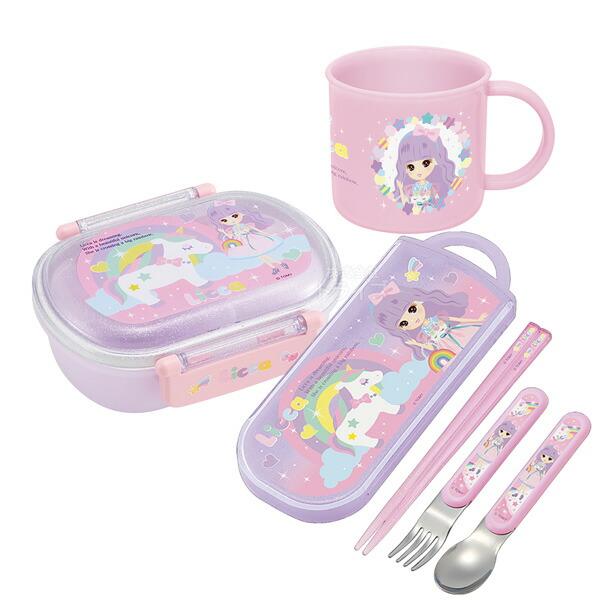 リカちゃん 抗菌 お弁当箱 中子付 360ml トリオ コップセット