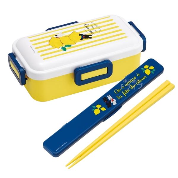 リサとガスパール 抗菌 ４点ロックお弁当箱 箸＆箸箱 セット