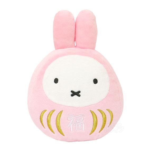 ミッフィー ぬいぐるみ 福だるま さくら色 S  603978 置配対応