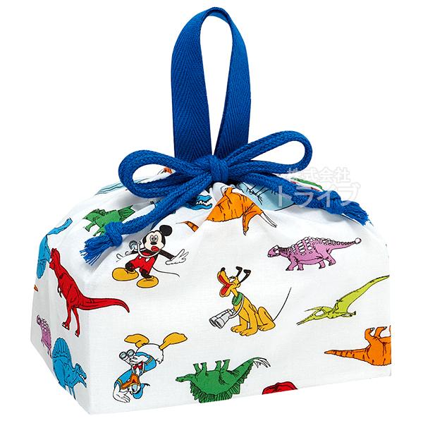 ミッキー＆フレンズ 恐竜 ランチ巾着 KB7 ネコポス対応品 667688