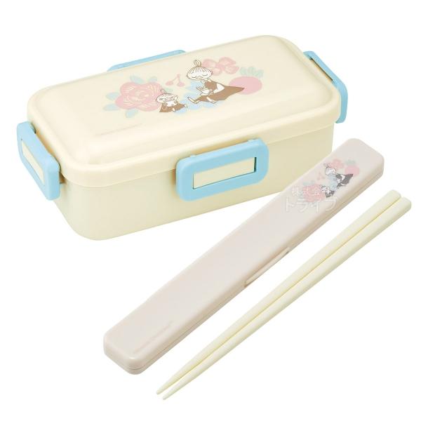 ムーミン 抗菌 ４点ロックお弁当箱 箸＆箸箱 セット