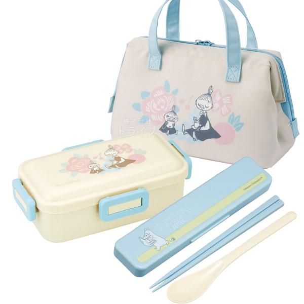 ムーミン 抗菌 ４点ロックお弁当箱650ml コンビ がま口型ランチバッグ セット