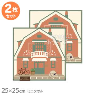 ミニ タオル お買得２枚セット 耳をすませば 地球屋 ネコポス対応品｜thrive