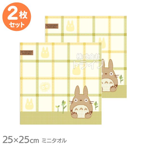 ミニ タオル お買得２枚セット となりのトトロ ワッフルトトロ ネコポス対応品
