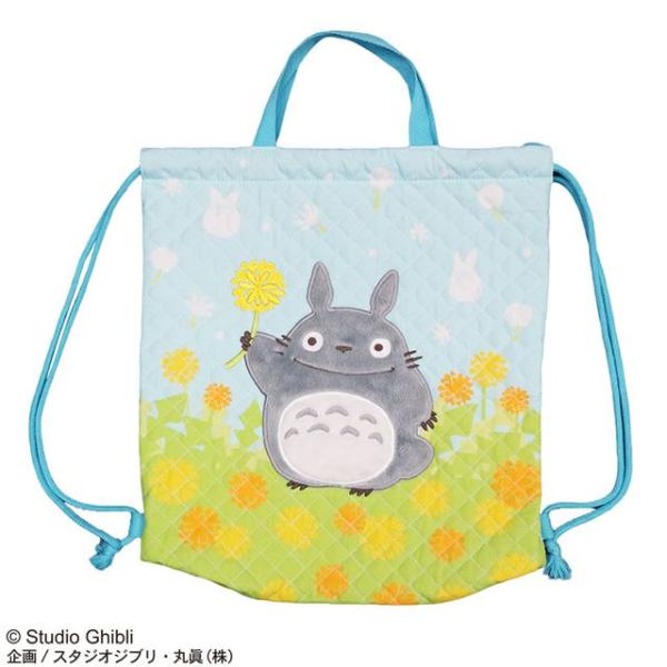 ナップサック となりのトトロ たんぽぽ畑とトトロ ネコポス対応品 671315